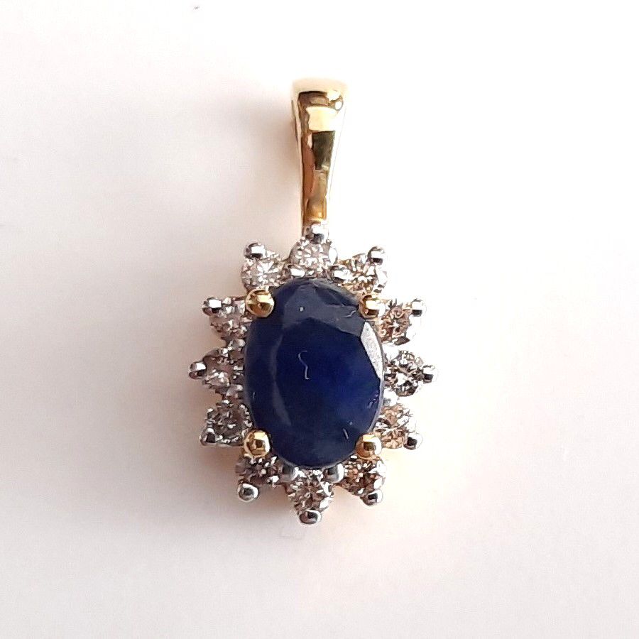 Colección Diana Zafiro azul Oro