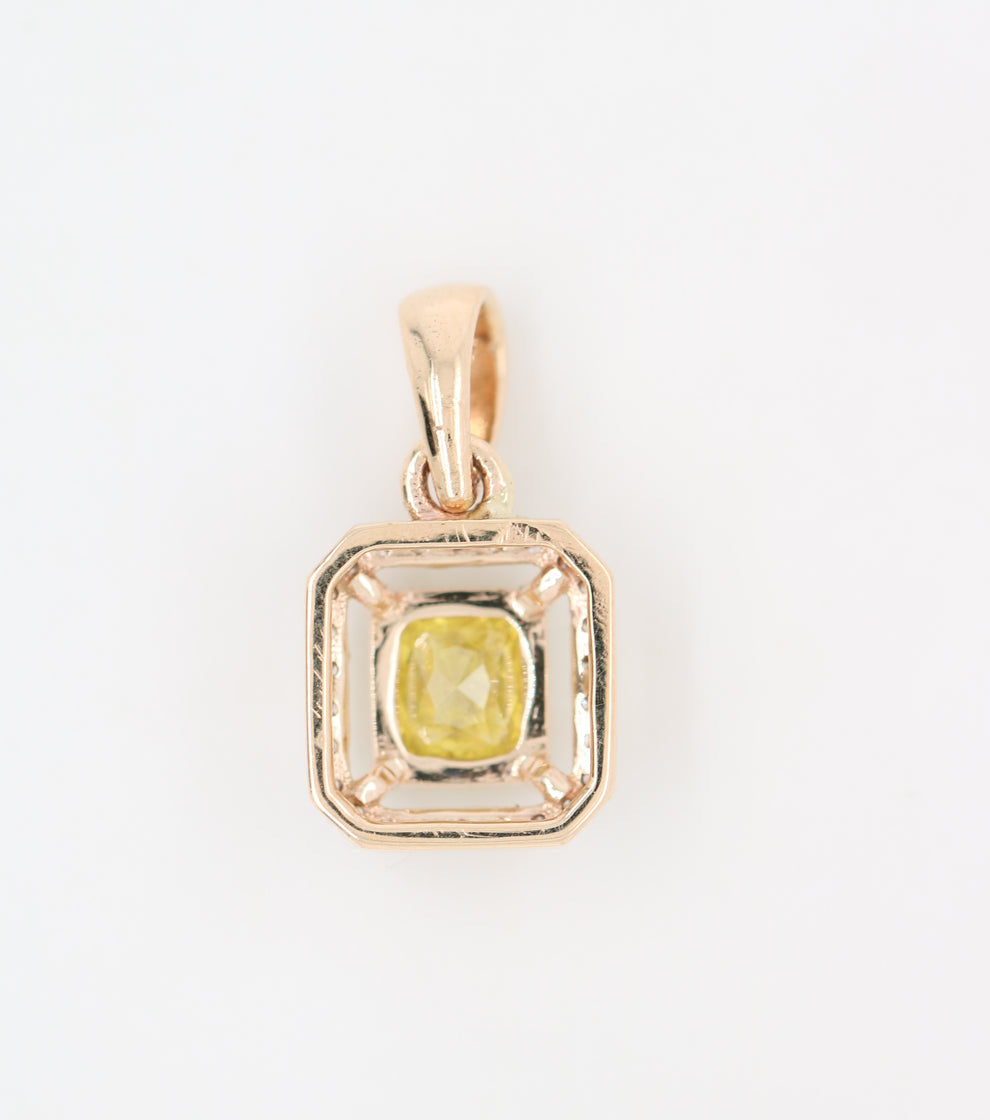 Diamante Herkimer amarillo Trivor