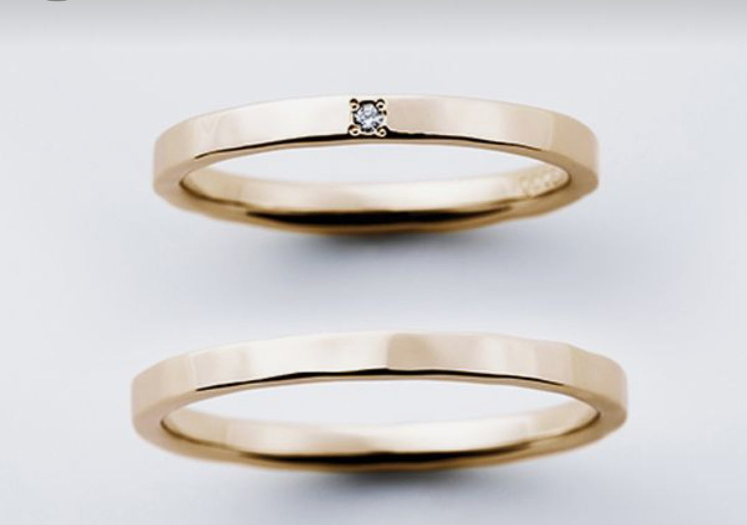 Argollas Yasur facetado