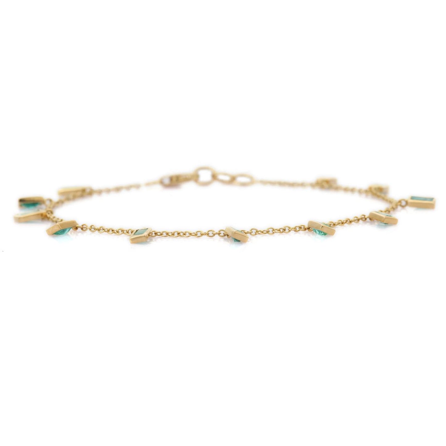 Esmeraldas pulsera Moorea Oro